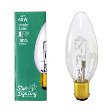 Candle 42w (=60w) Energy Saving Halogen B15 - 10 pack