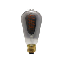 Smoky 4W Pear Spiral Filament LED E27 ES Screw Cap Dimmable