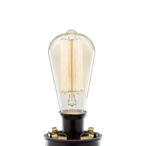 Pear Squirrel Cage Gold Classic Filament Bulb 60 watt – Warm Glow E27