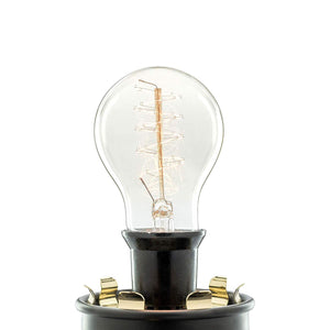 Gold GLS Incandescent Spiral Filament Bulb 40W B22 Dimmable