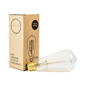 Pear Squirrel Cage Gold Classic Filament Bulb 60 watt – Warm Glow E27