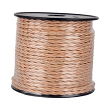 Rose Gold Twisted Fabric Cable 1 metre – 3 Core 0.75mm