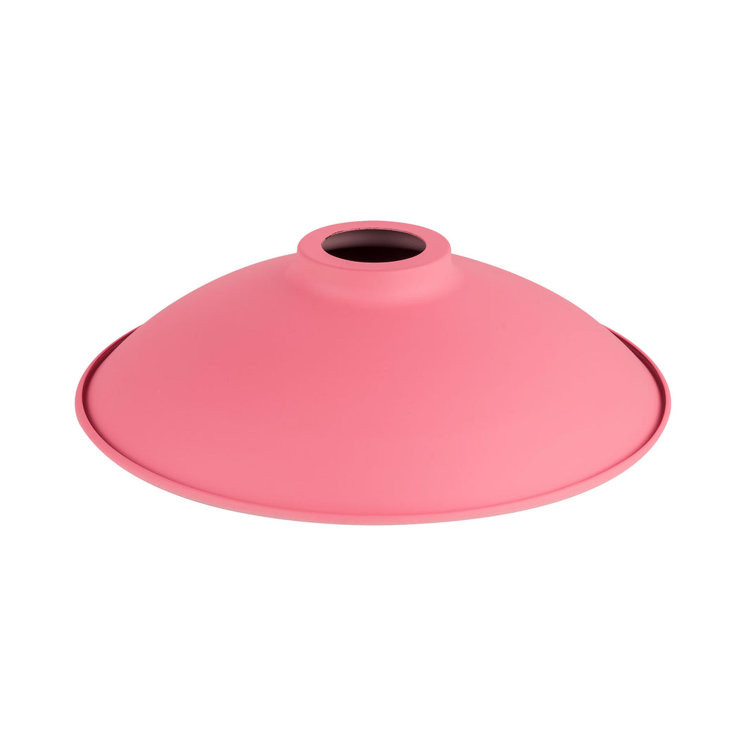 Opus Flat Dome Vintage Metal Lampshade – Pretty Pink