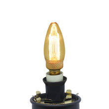 Gold Candle Squirrel Cage Filament LED Bulb - Warm Glow