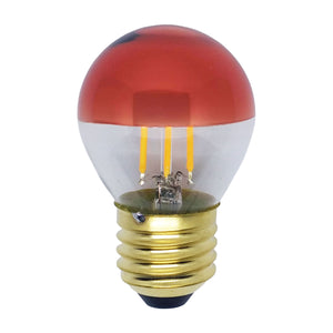 Crown Copper Filament Golfball LED 5W E27 Screw Cap Dimmable