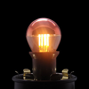 Crown Copper Filament Golfball LED 5W E27 Screw Cap Dimmable