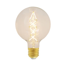 Large Globe x filament LED bulb - warm glow