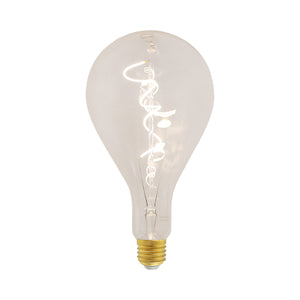Gold 4W LED Filament PS160 Clear ES E27 Screw Cap Dimmable